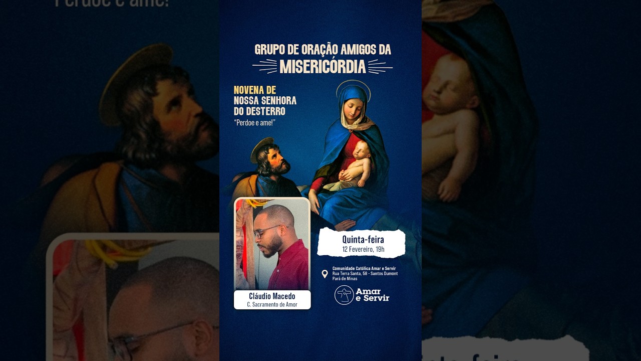 4º dia da Novena de Nossa Senhora do Desterro - Cláudio Macedo - Com. Sacramento de Amor