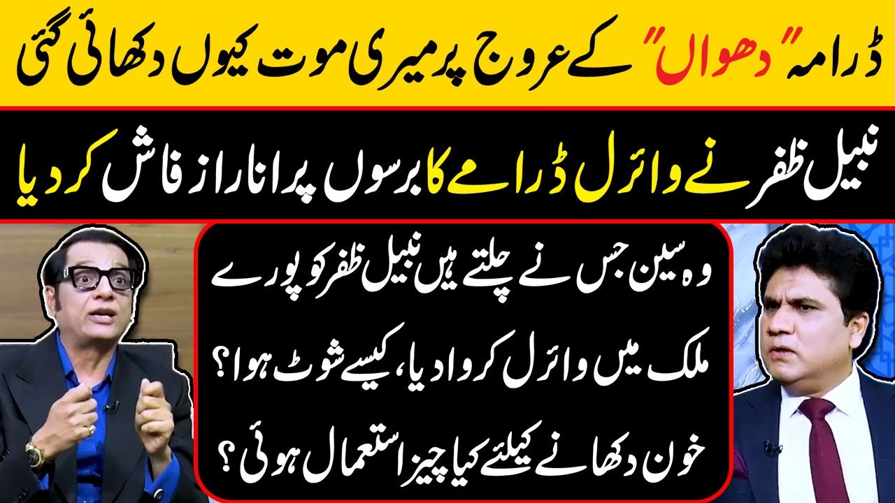 The Truth Behind Dawood’s Death in Dhuwaan – Nabeel Zafar’s Revelation | Zabardast Wasi Shah