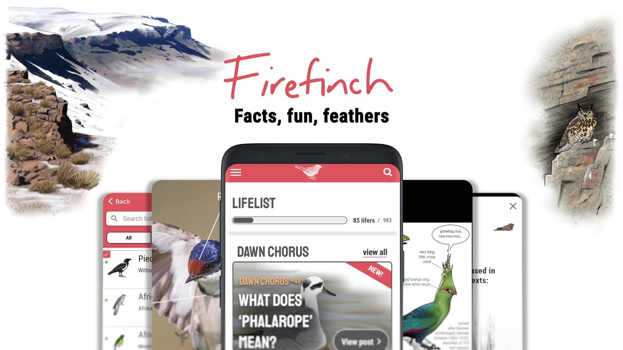 Preview: Firefinch Birding App