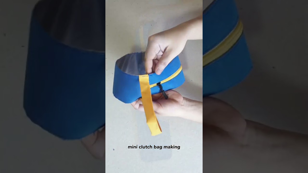 How to make mini clutch bag / small pouchbag #diy #bag #bagsewingtutorial #sewingproject #sewing