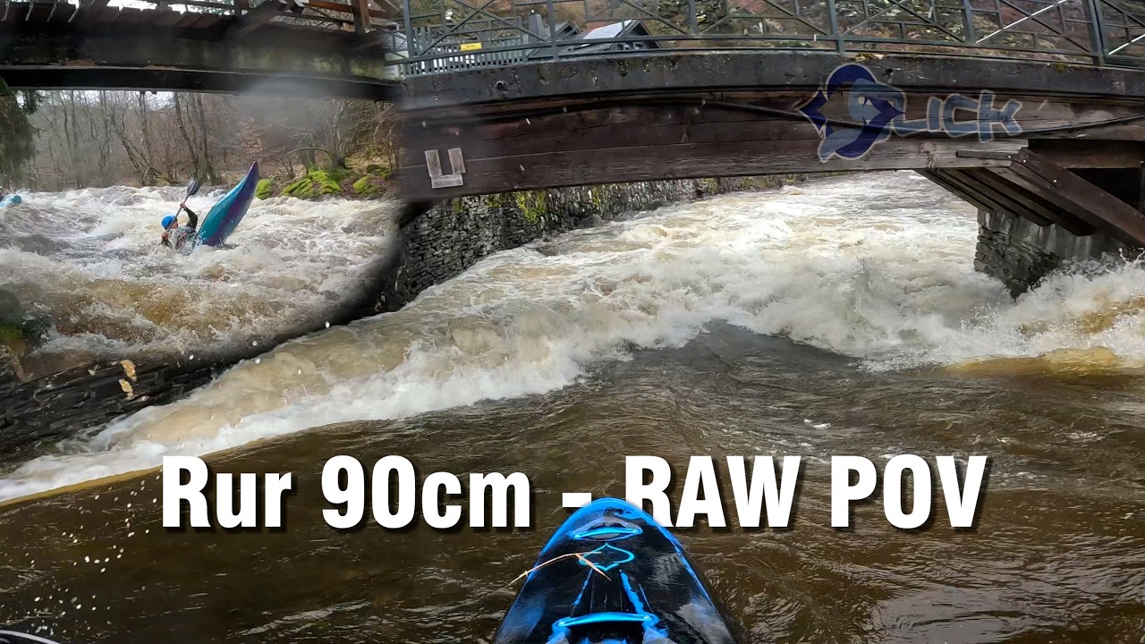 Awesome laps on the Rur with 90cm | Spade Kayaks SLICK