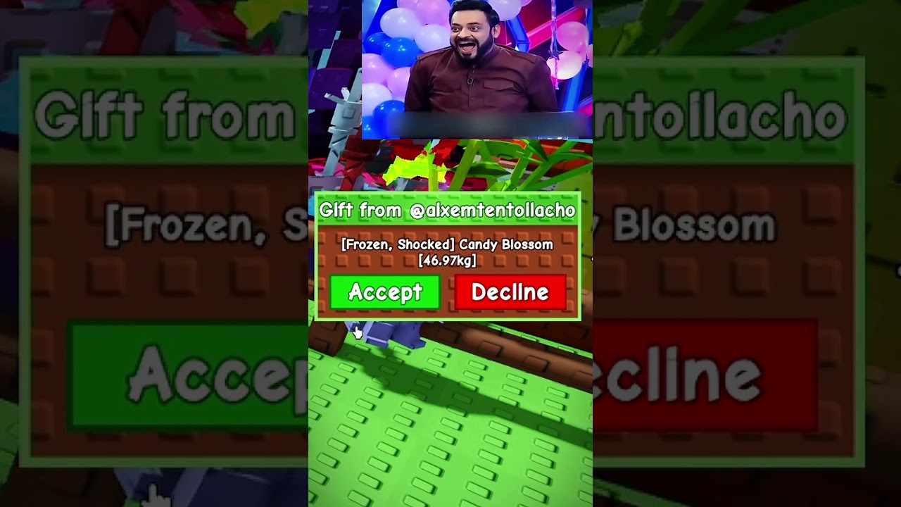 My Fan Gifted Me CANDY BLOSSOM! 😱🔥 Grow A Garden #shorts #growagarden #roblox