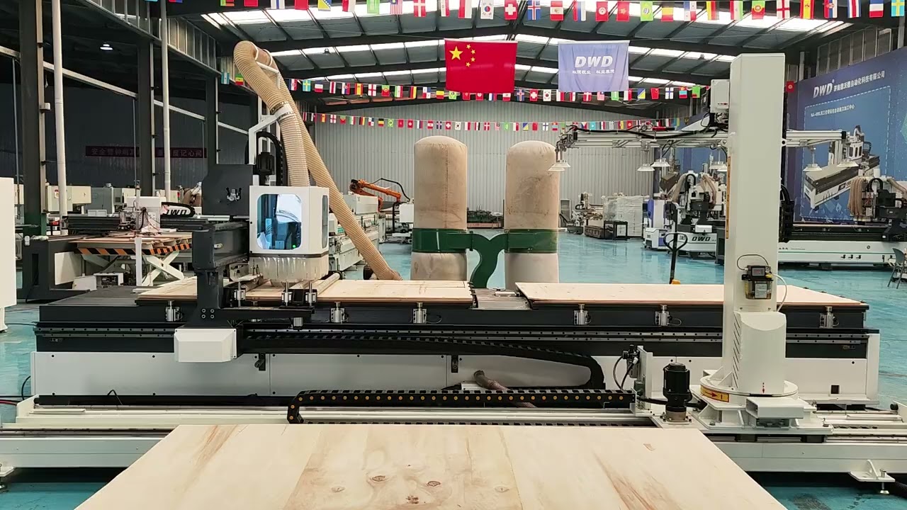 DWD CNC double table nesting cnc router NA-49L