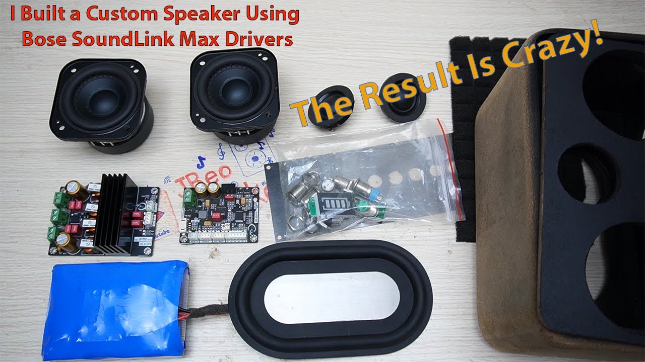 I Built a Custom Speaker Using Bose SoundLink Max Drivers &ndash; The Result Is Crazy!