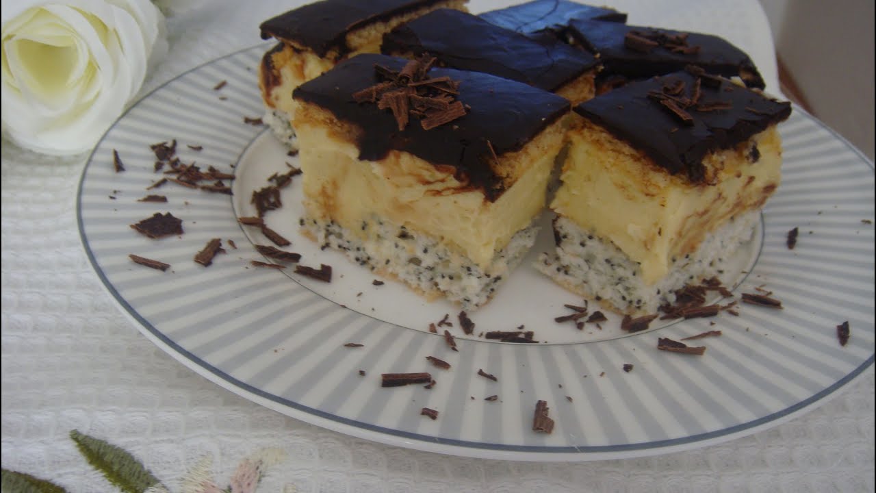 Toata lumea vrea acesta prajitura 🫠cu mac si nuca de cocos,❤️🎂se topeste in gura