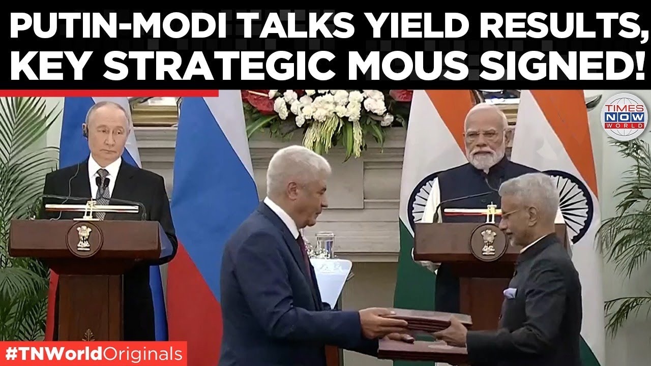 PUTIN IN INDIA: India, Russia Seal Key MoUs, Expands Strategic Partnership | Times Now World