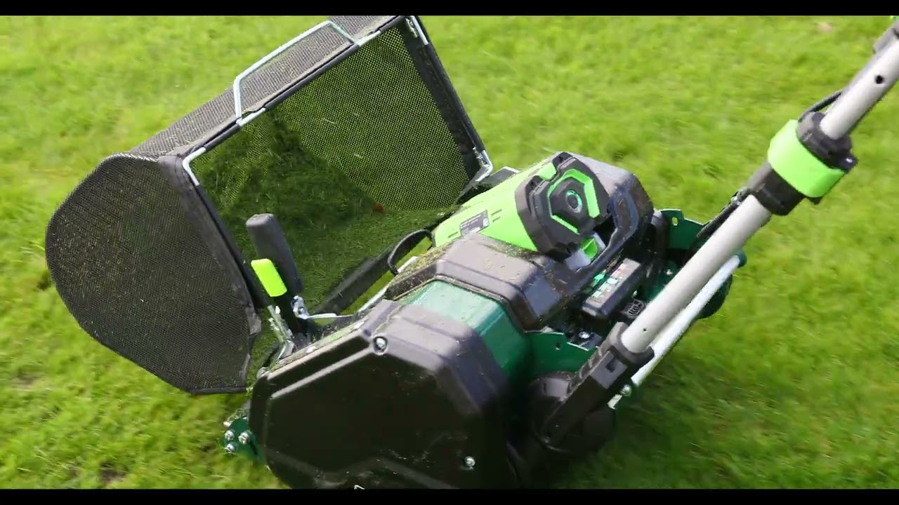 Footage of the Allett Stirling in Action - Powered by a 56v Ego battery