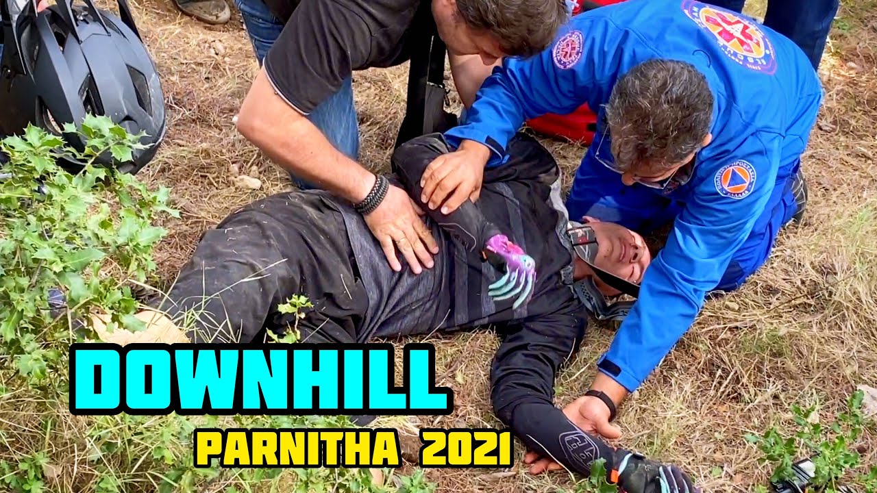 Σκληρή κατάβαση στον αγώνα της Πάρνηθας | DOWNHILL CUP 2021