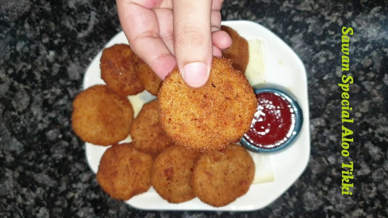 🌿 Sawan recipe Aloo Tikki 🌿|| No Onion No Garlic||Vrat Snack||#sawanspecial #vratrecipe #ytshorts 