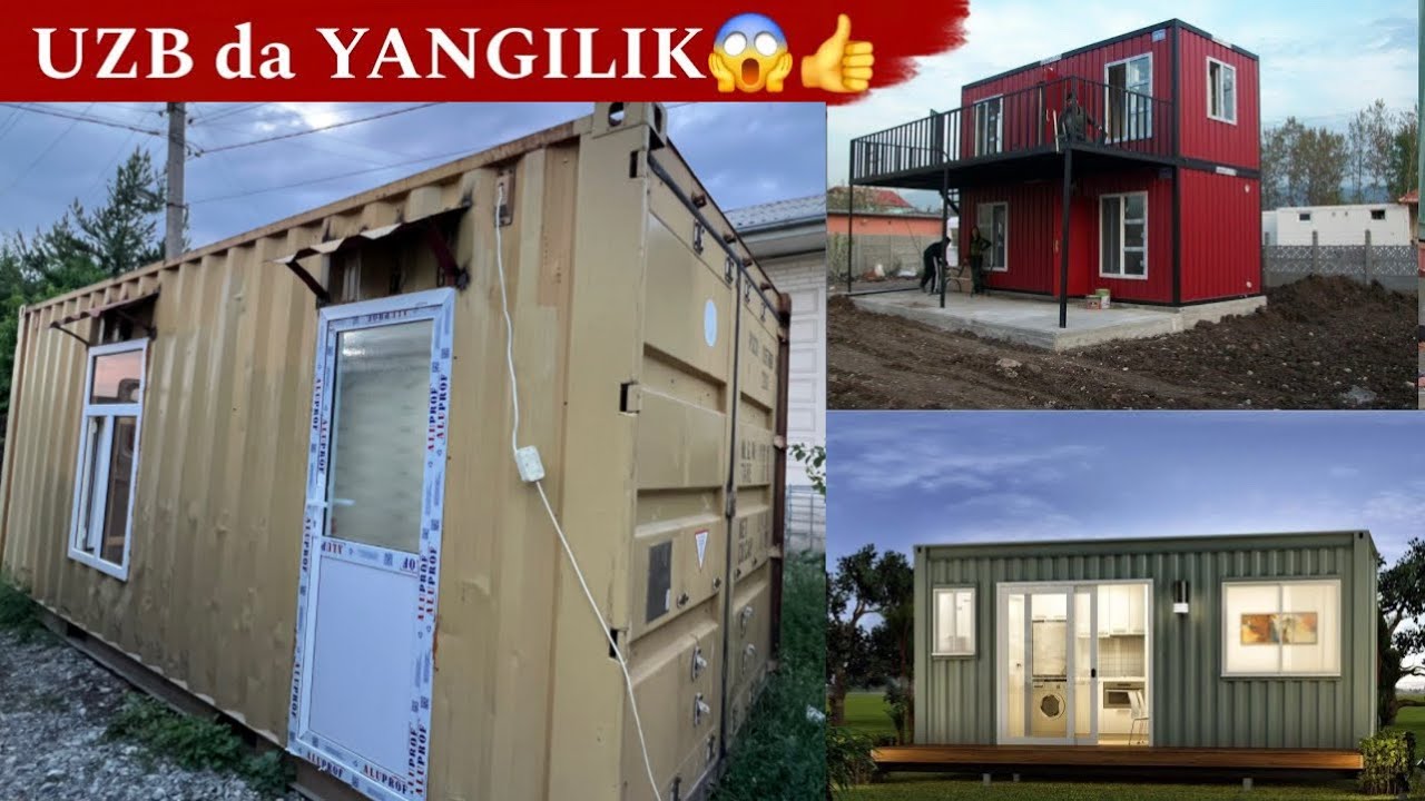 ARZON Ko'chma Uylar Dokonlar Ofislar | Konteyner Uy | Konteyner Ofis | Konteyner Dokon | Konteyner