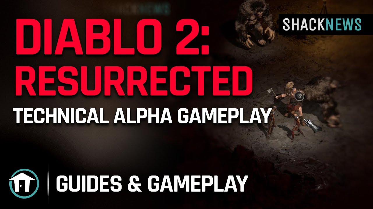 Diablo 2 Resurrected - Technical Alpha gameplay