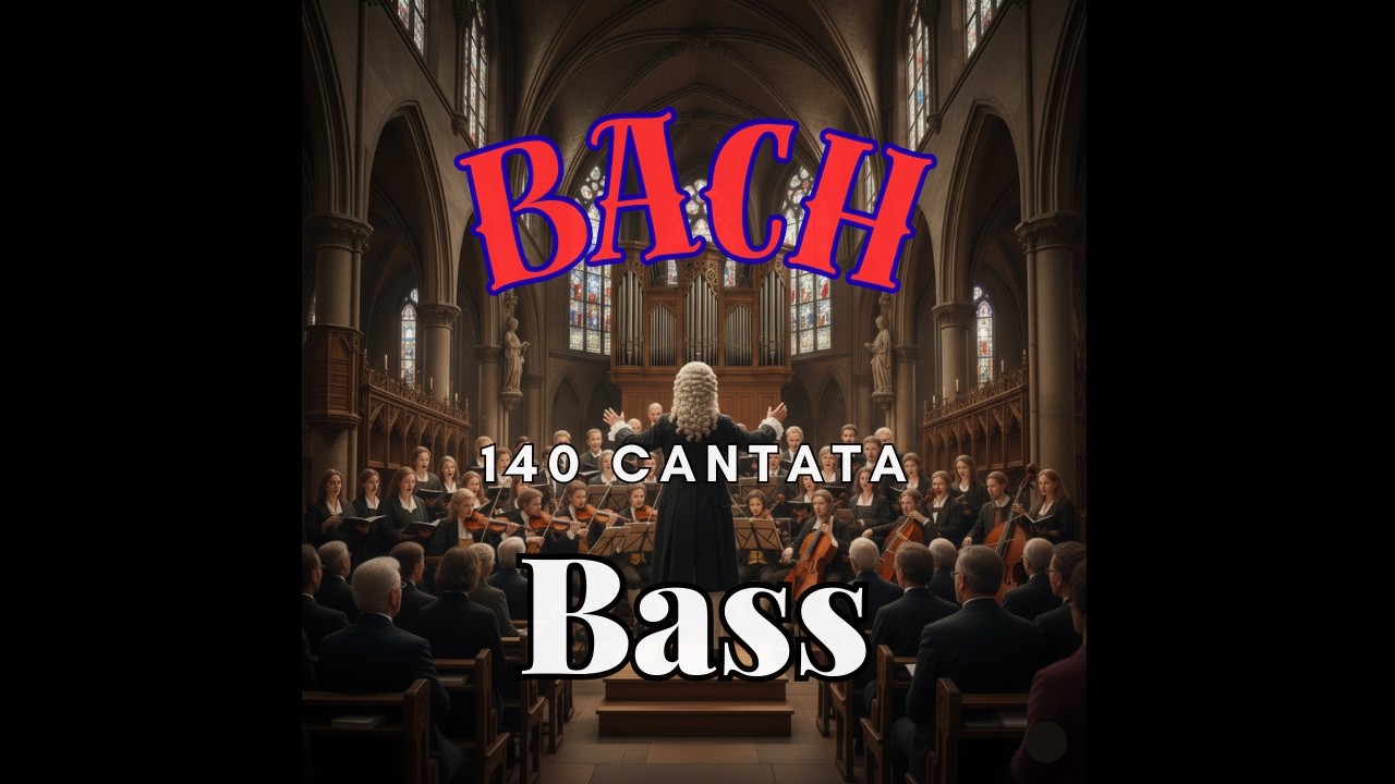 Bach Cantata 140 Bass Gloria sei dir gesungen/Gloria hark! Heaven is ringing