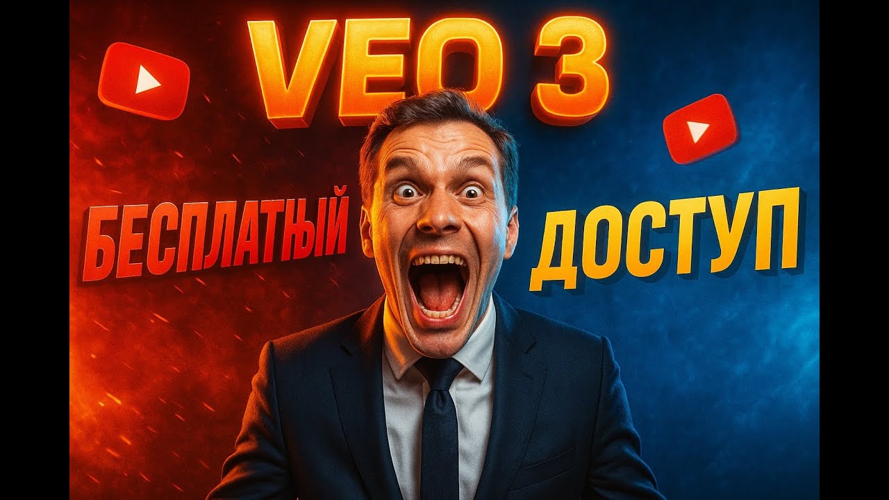 КАК ПОЛЬЗОВАТЬСЯ GOOGLE VEO 3 БЕСПЛАТНО И НА ХАЛЯВУ