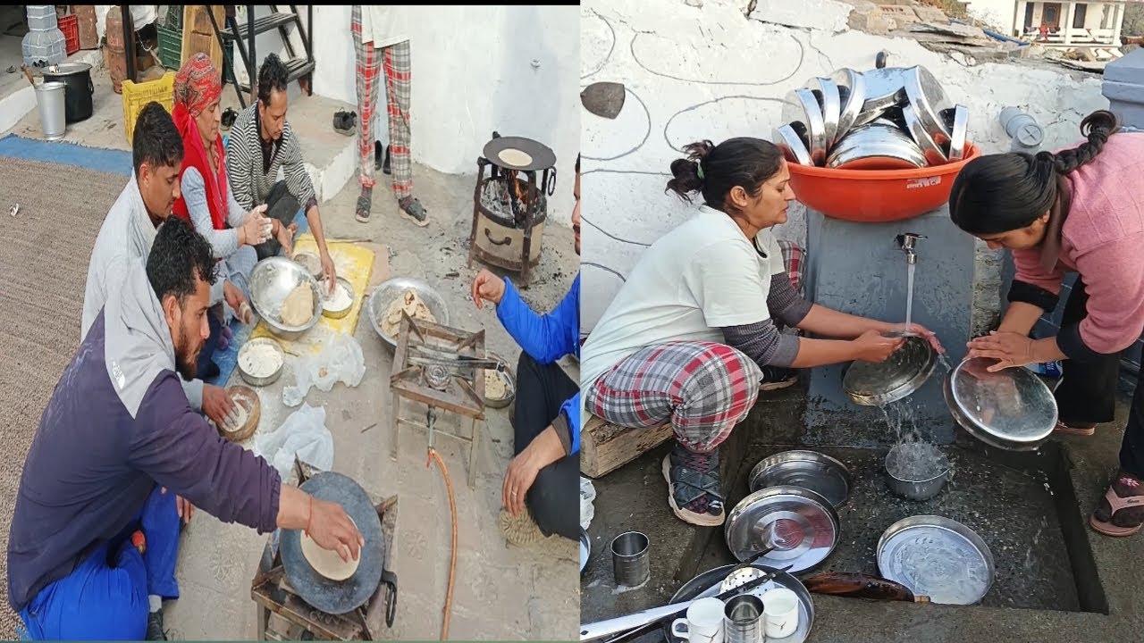#अच्छे बुरे दिनों में गांव होता है एक साथ यही है गांव की अच्छी रीत#