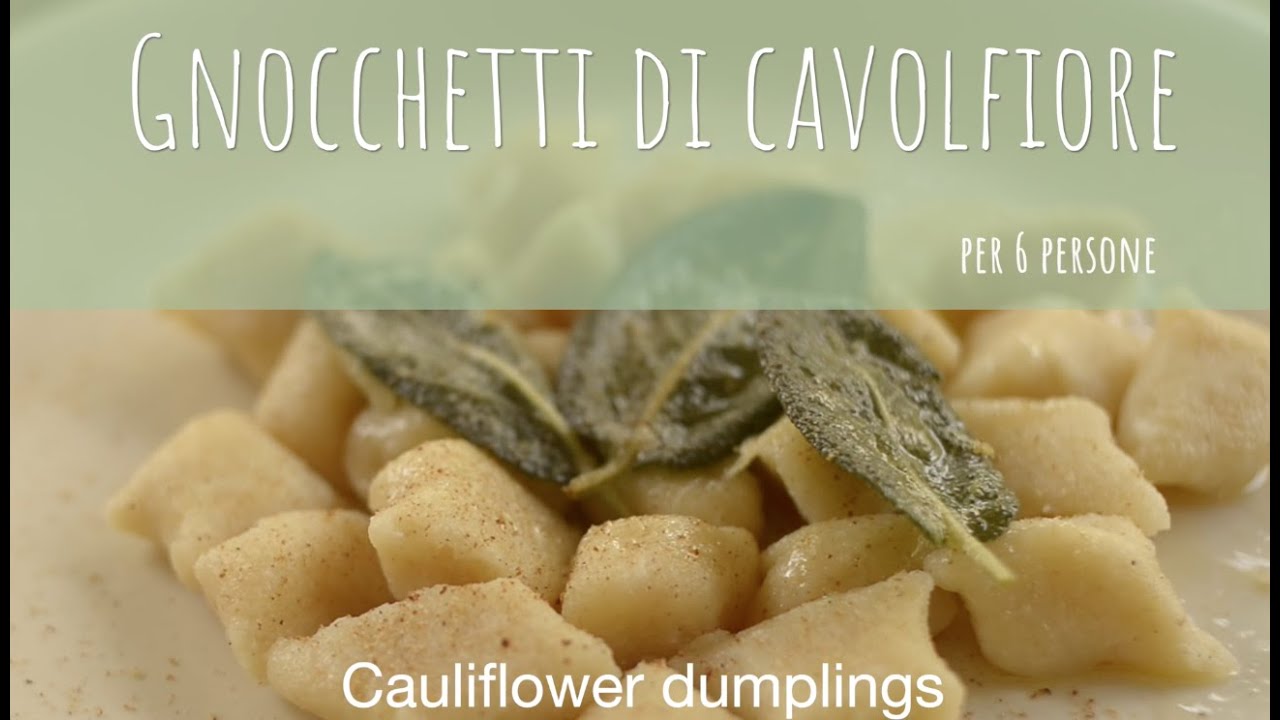 Ньокки из цветной капусты — одно переходит в другое — полезно, быстро, вегетарианское