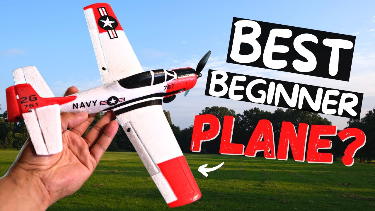 BEST Beginner RC Plane Under $90? - Eachine Mini T-28 Trojan Warbird!