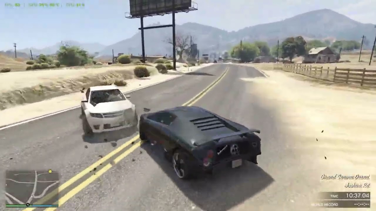 DERFG PB 18:18.540 a shameful one though - Sentinel + Infernus [GTA online] PC 60 fps [music]