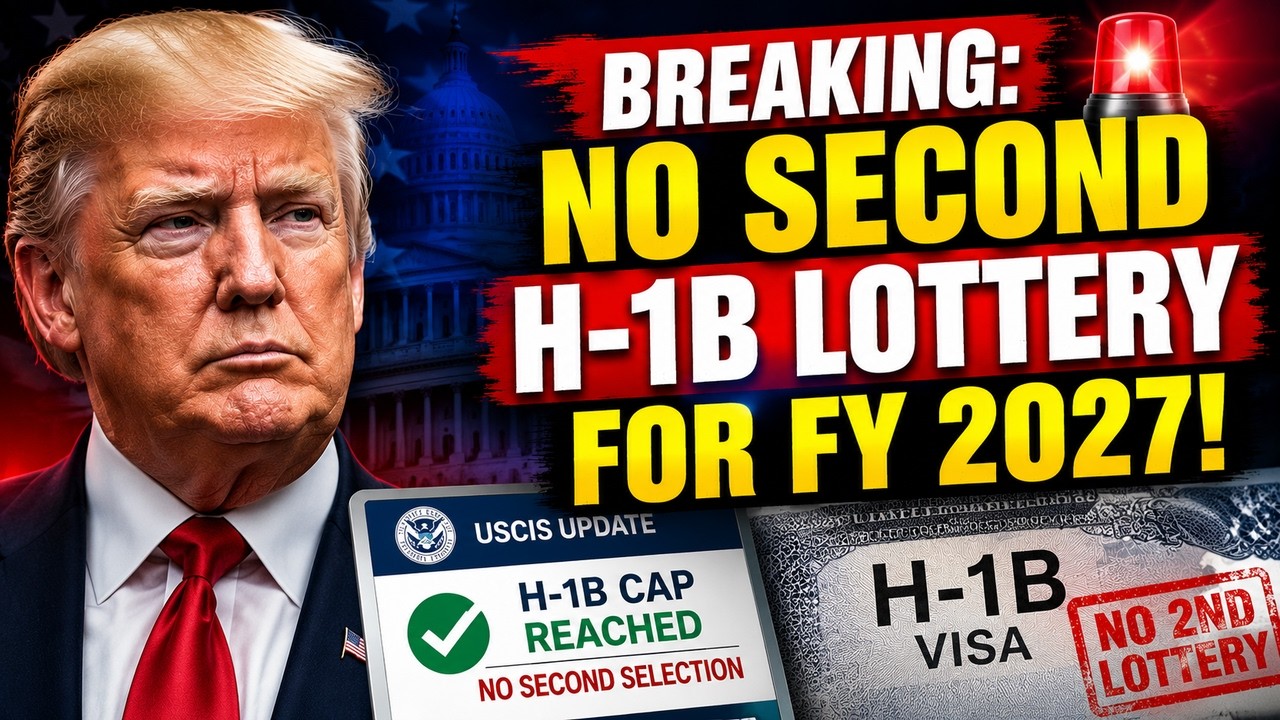 СРОЧНО: Второй лотереи H-1B на 2027 финансовый год не будет &mdash; USCIS достигла лимита
