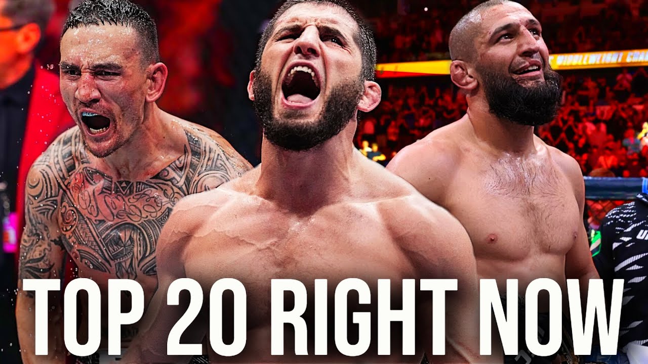 My UFC Pound For Pound Top 20 (2026)