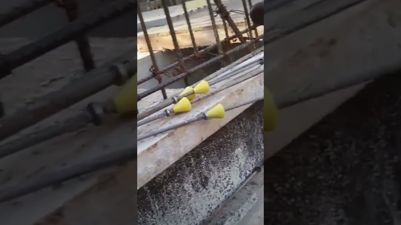 Comparaci&oacute;n de la cimbra con alambron y mo&ntilde;os separadores. #construccion