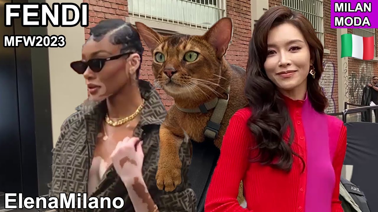 Fendi fashion show, guests and streetstyle Milan fashion week 🇮🇹  #italy #milan #mfw