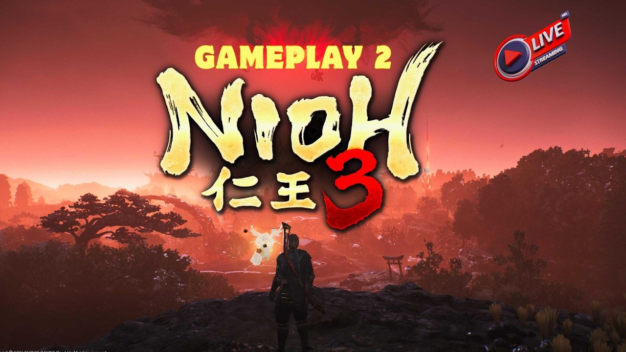 NIOH 3 – First Time Playing ( GAMPLAY 2)  No Commentary #gameonixx