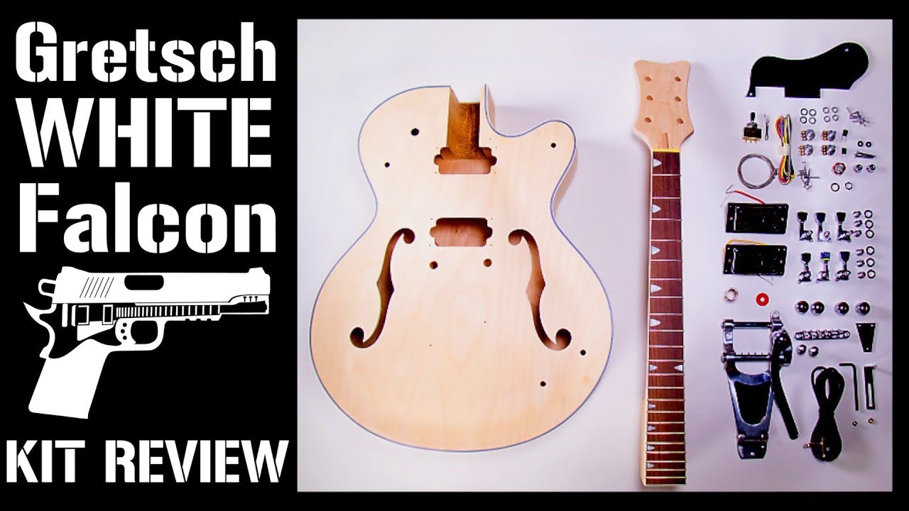 Обзор набора для самостоятельной сборки Gretsch Falcon от TheFretwire или Pit Bull Guitars