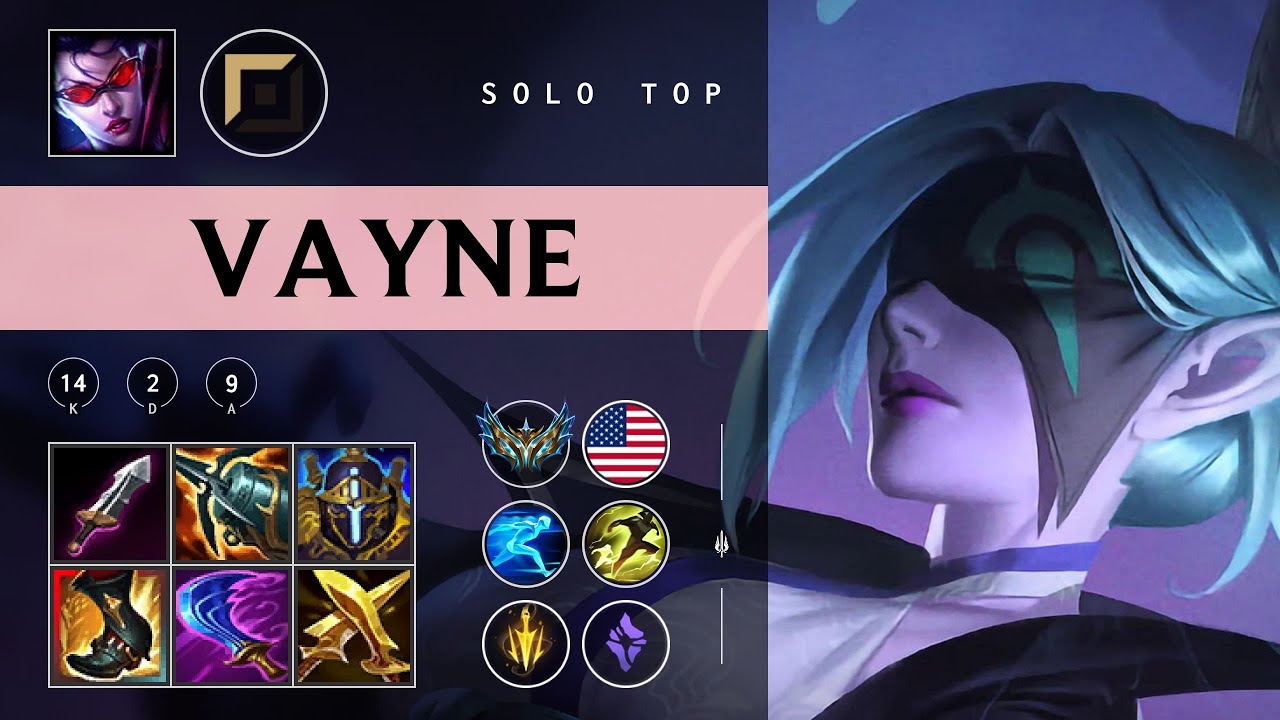 Vayne Top vs Zaahen - NA Challenger Patch 25.24