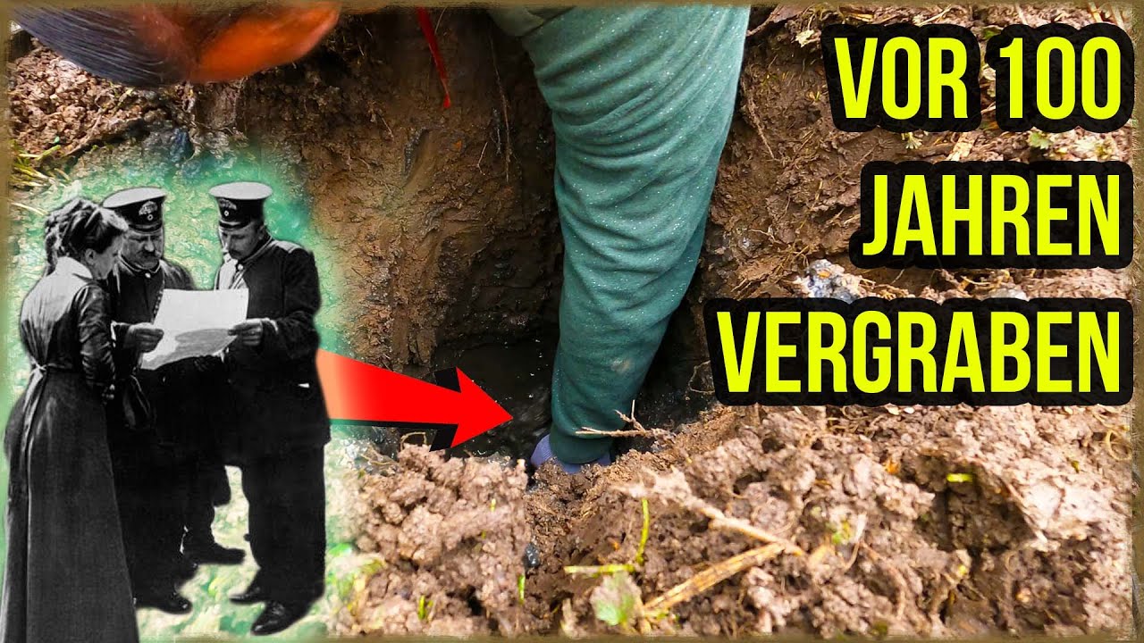Einem Schatz auf der Spur - Was wurde 1914 hier vergraben?