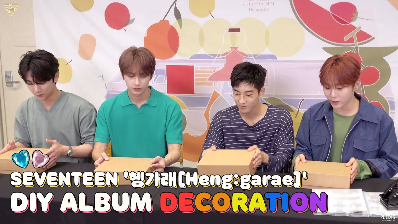 SEVENTEEN 7TH MINI ALBUM '헹가래[Heng:garæ]' DIY ALBUM DECORATION