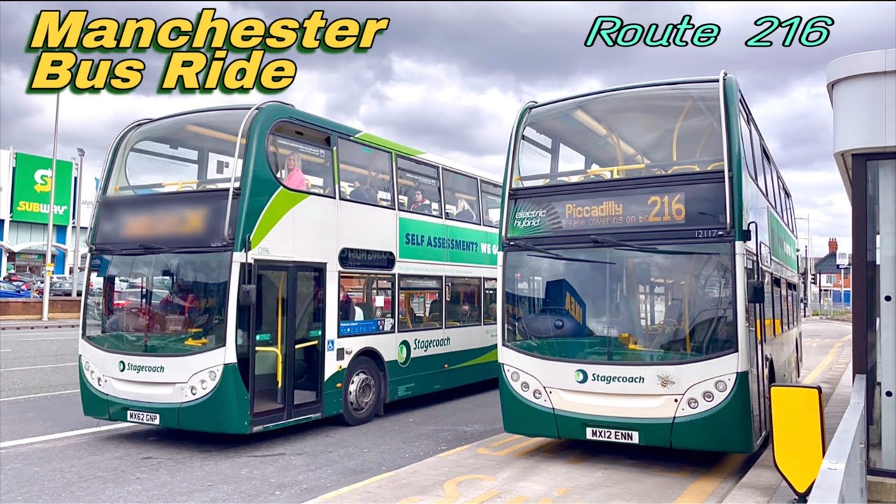 Manchester Bus Ride 🇬🇧 Route 216 - Ashton-under-Lyne to Manchester City Centre