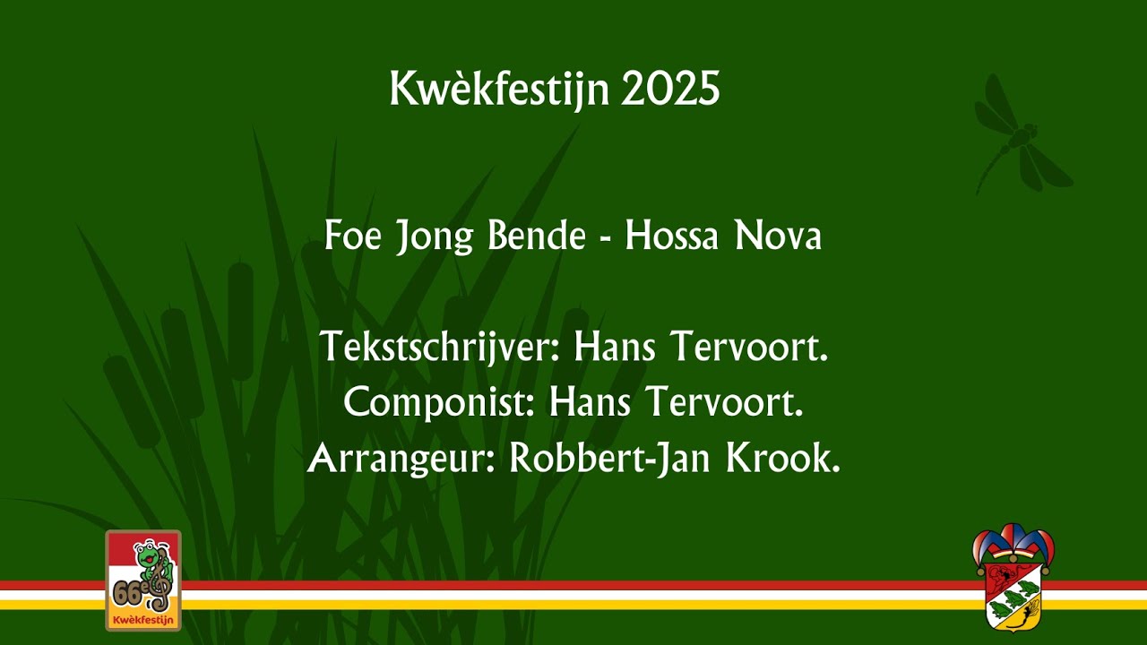 3. Foe Jong Bende - Hossa Nova - 2025 Finalist
