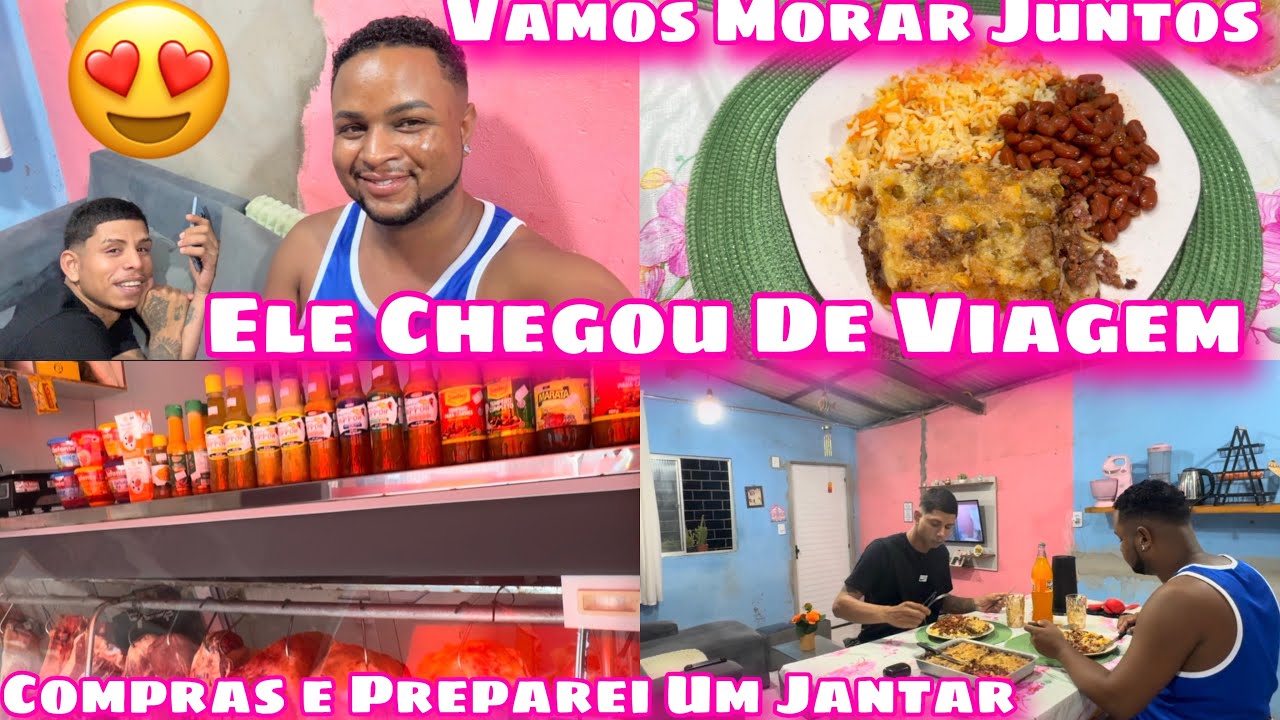 ELE CHEGOU DE VIAGEM/IREMOS MORAR JUNTOS/PREPARE UM JANTAR DE BOAS VINDAS/APRESENTEI ELE PRA VOCÊS 