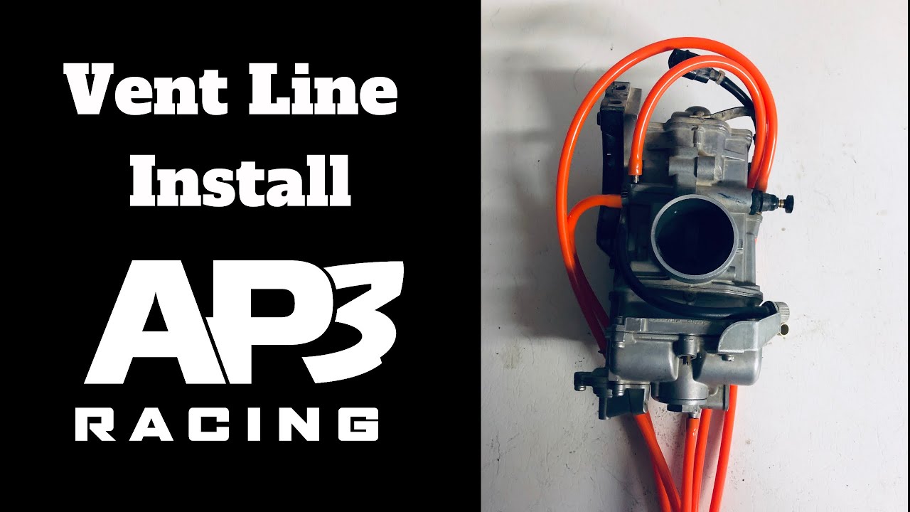 How to install vent lines on a motorcycle or ATV carburetor