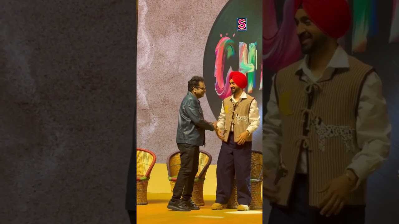 Diljit Dosanjh Bowing Down To Musical Majesty! Touching AR Rahman's Feet Like A True Fanboy | N18S