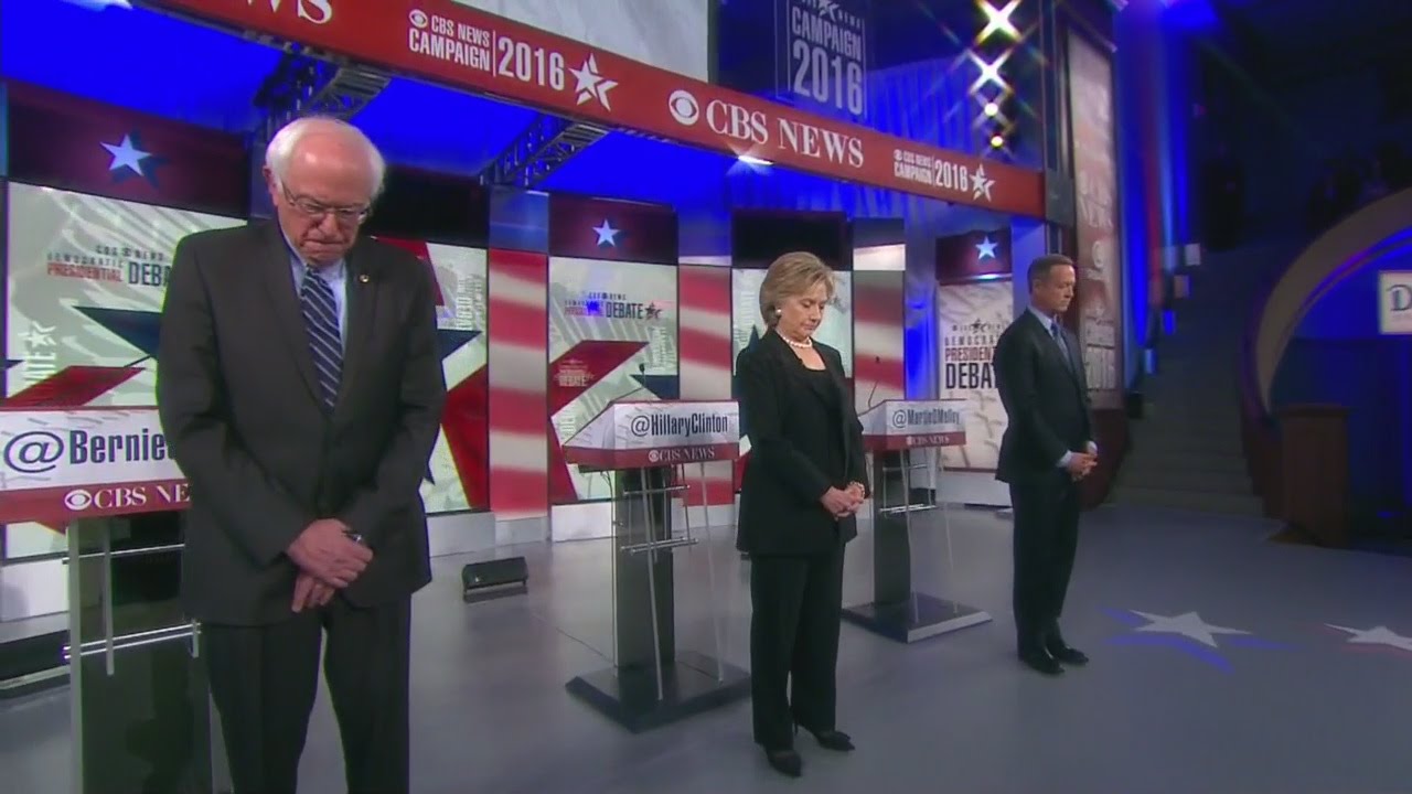 Democratic Debate: Moment Of Silence