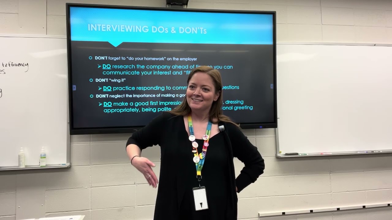 Accounting Professionalism, Spring 2026: Sara Clayton, DMACC Career Services; interviewing