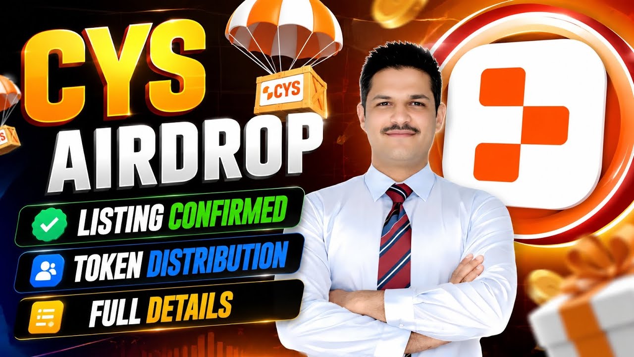 Cys Airdrop New update || Listing Date Confirmed || Full detail 