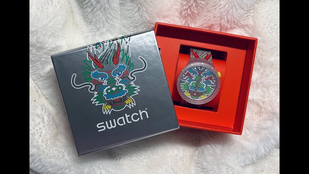 NEW SWATCH DRAGON IN CLOUD / YEAR OF THE DRAGON