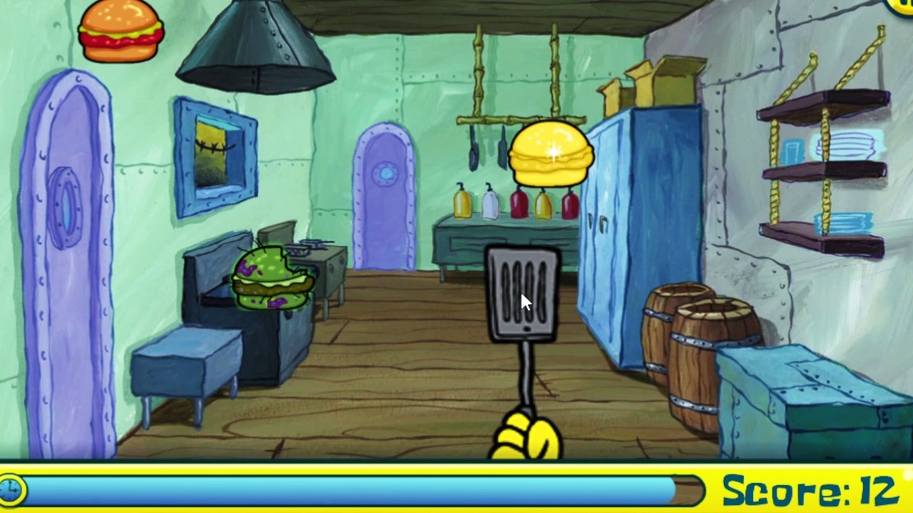 If I katch a rotten krabby patty, the video ends - Spongebob Squarepants Krabby Katch