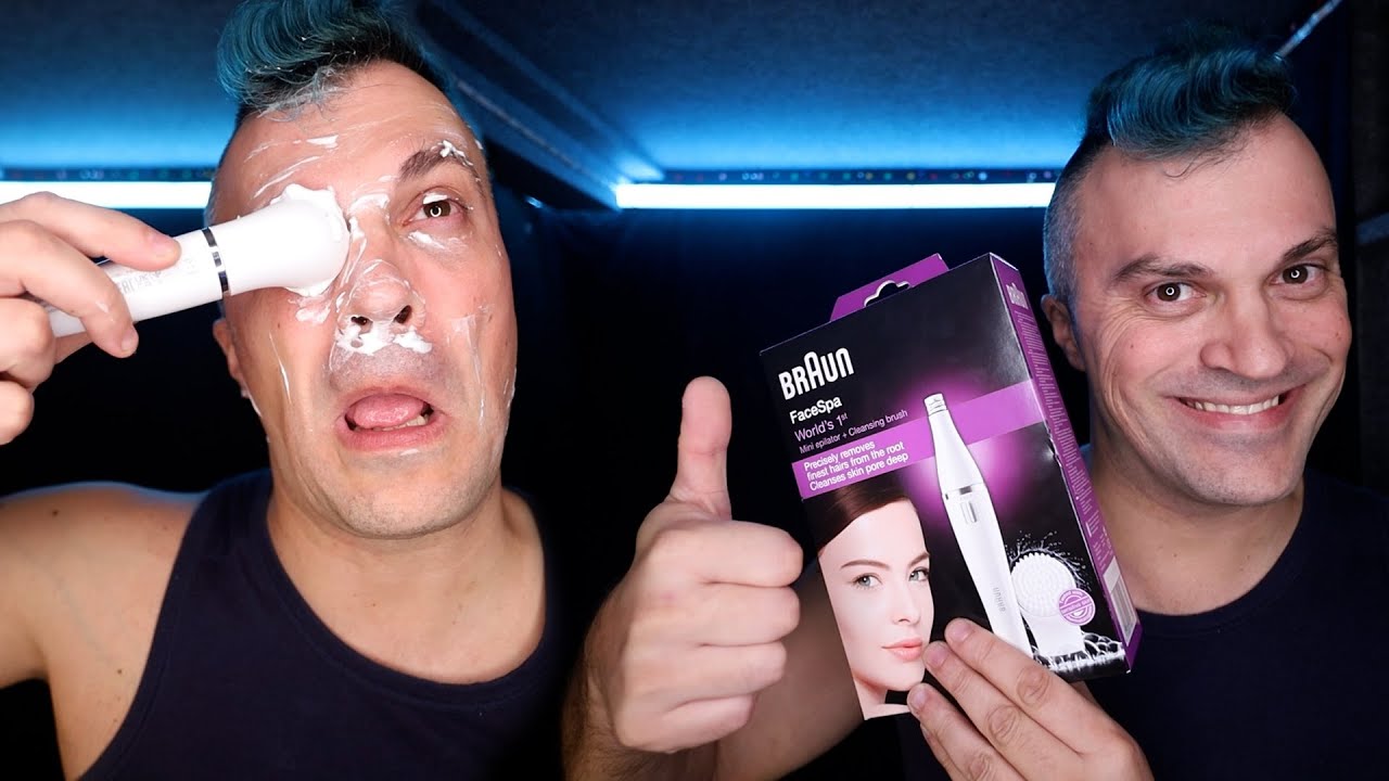 ASMR |  Testando BRAUN FaceSPA  😶‍🌫️  Asmr Português