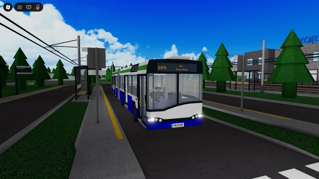 Linia 105 Dworzec Główny - Os. Piastów (Nid's Buses and Trams)
