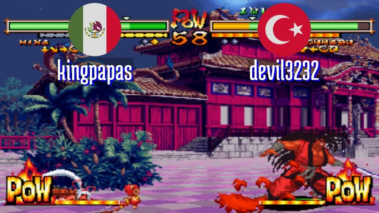 FT5 @samsh5sp: kingpapas (MX) vs devil3232 (TR) [Samurai Shodown V Special samsho5 Fightcade] Aug 17