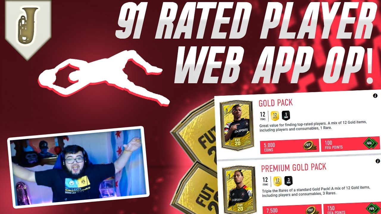 91 Rated Player In A Pack! Web App Packs OP!