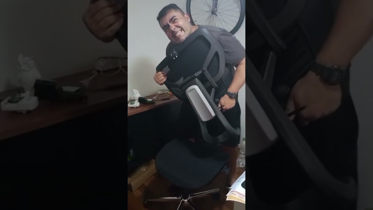 Cadeira de escritório ergonômica glacius 