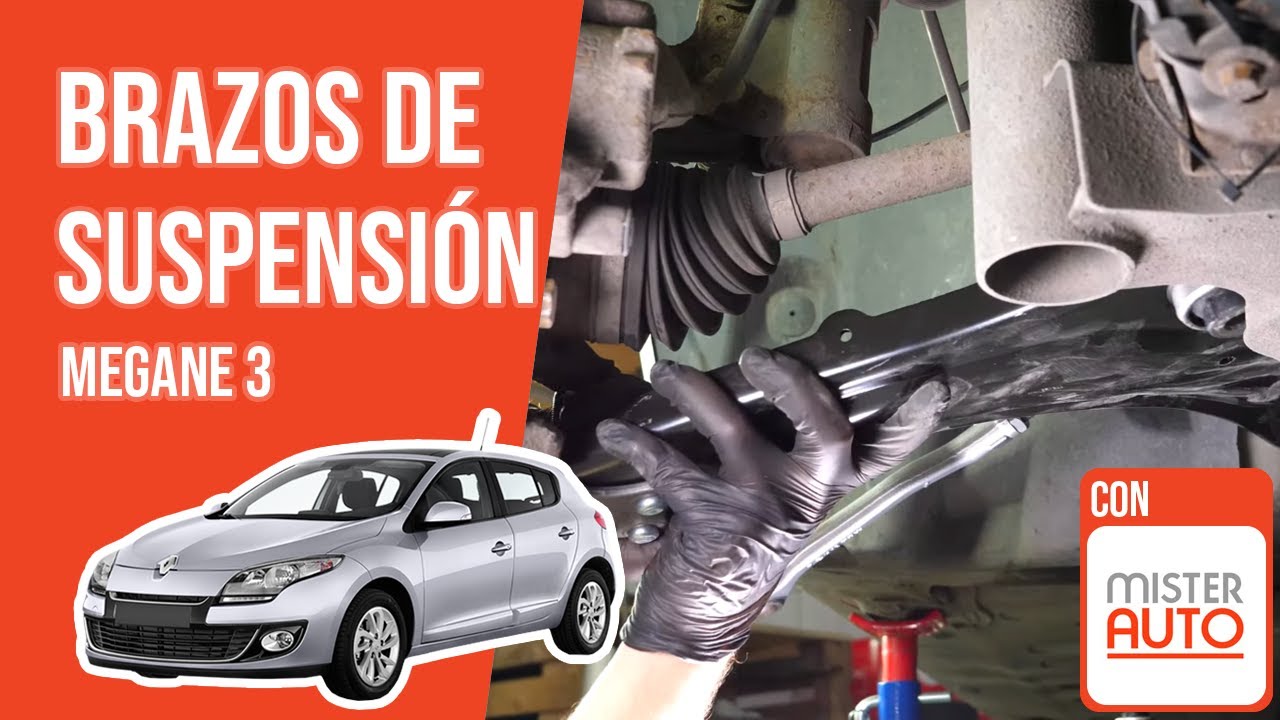 Cómo cambiar los brazos de suspensión Megane 3 🚗