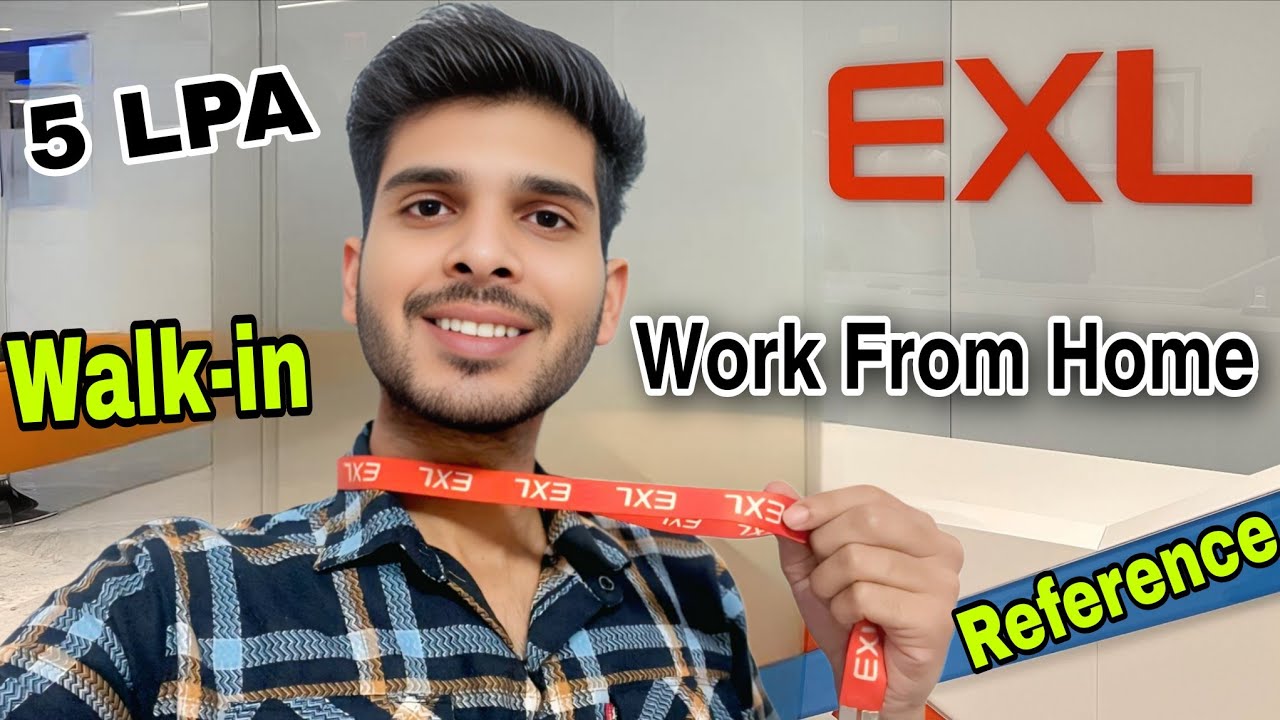 EXL Work From Home Job | Urgent Hiring | Freshers Apply Now