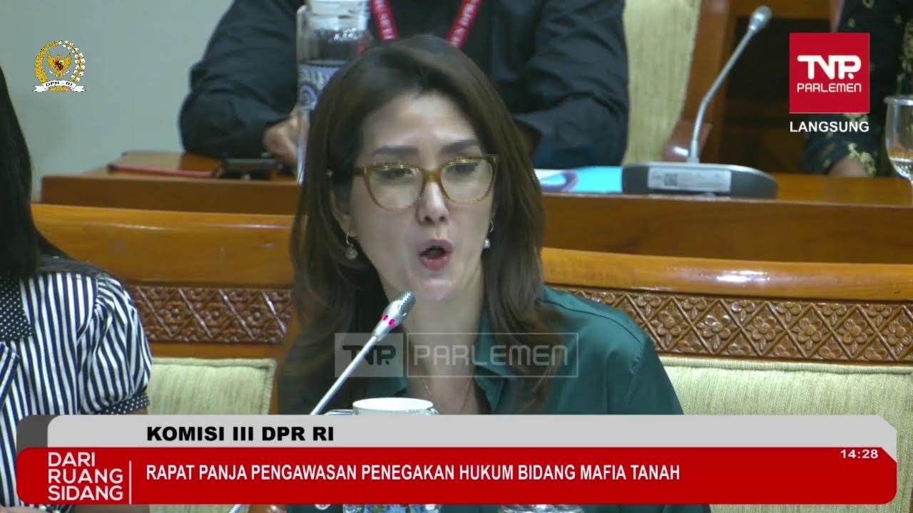 BREAKING NEWS - KOMISI III DPR RI RAPAT PANJA PENGAWASAN PENEGAKAN HUKUM BIDANG MAFIA TANAH