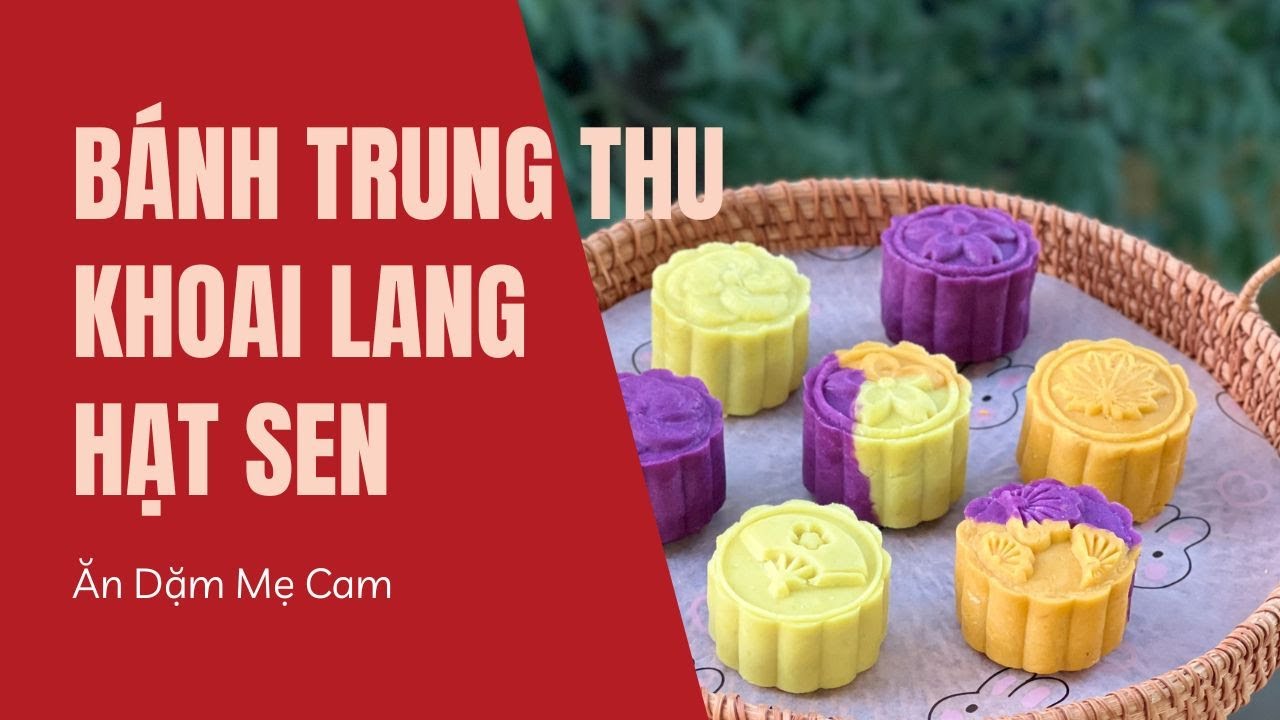 Bánh Trung Thu Khoai Lang Hạt Sen Cho Bé Và Cả Nhà | Ăn Dặm Mẹ Cam