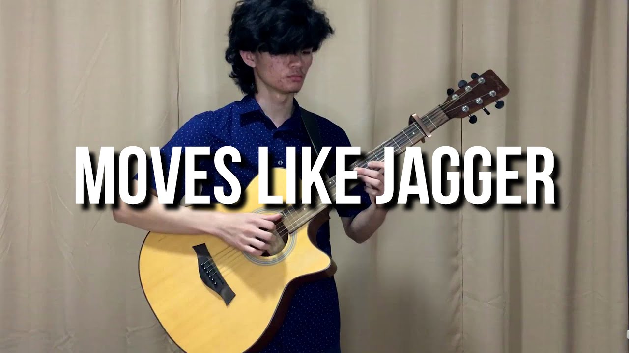 Moves Like Jagger (Maroon 5 ft. Christina Aguilera) - Paolo Gans - Fingerstyle Guitar